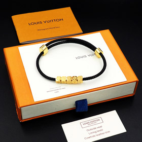 Louis Vuitton LV floral dice wire bracelet-3963  